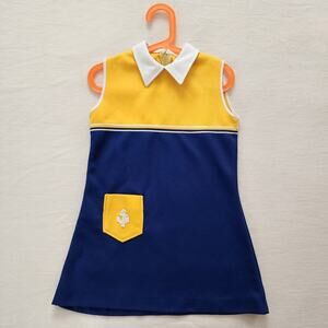 Vintage 60s Nautical Dress 5t/6